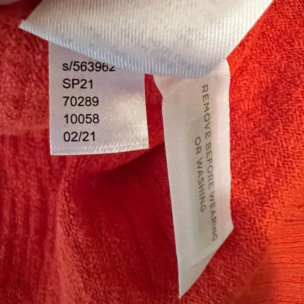 SOLD LOFT Orange Sleeveless Sweater Knit Summer Tank Top Size Medium - Picture 6 of 8